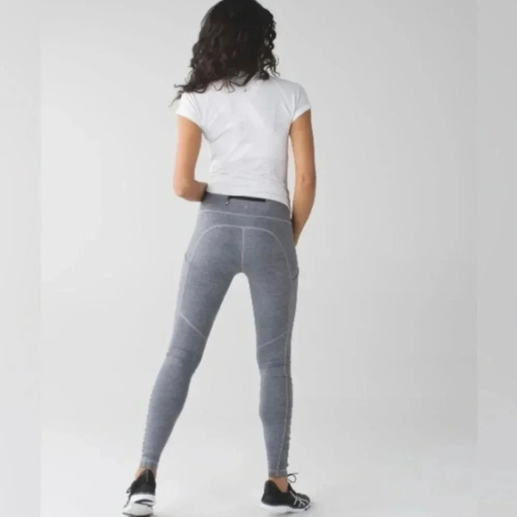 Lululemon Speed Tight IV Space Dye Camo Black Dark Slate - Picture 8 of 10